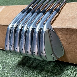 Ping Black Dot Blueprint Forged Irons 4-PW 100g 6.5 X-Stiff Graphite Golf Set