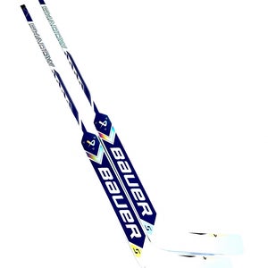 New 2 pack 27” Bauer Supreme Shadow Pro Stock Goalie Stick (blue/white) - Regular, P31