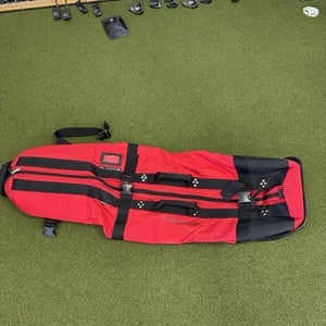 The Club Glove Burst Proof Collegiate Golf Airline Travel Bag - Red