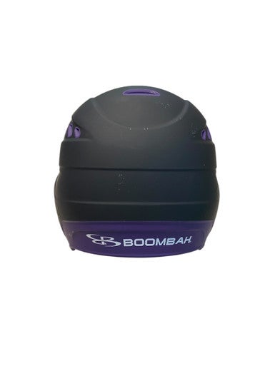 Used BoomBah BBH2 B/PU-SR Batting Helmet No Mask Black And Purple M/L 11706-S000354182