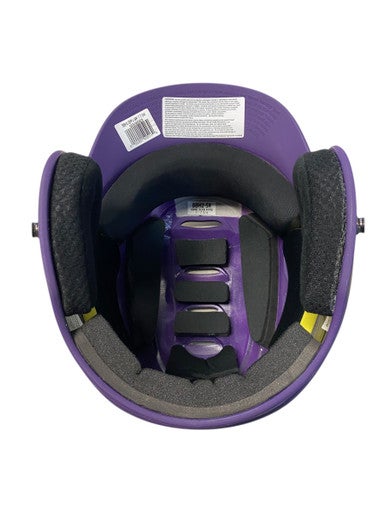 Used BoomBah BBH2 B/PU-SR Batting Helmet No Mask Black And Purple M/L 11706-S000354182