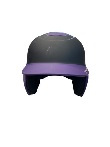 Used BoomBah BBH2 B/PU-SR Batting Helmet No Mask Black And Purple M/L 11706-S000354182