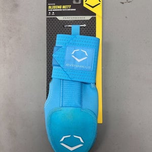 NEW ~ EvoShield Sliding Mitt ~ Adult Left Hand Baseball/Softball - Light Blue