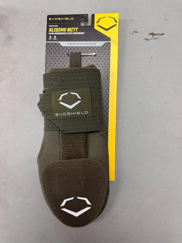 NEW ~ EvoShield Sliding Mitt ~ Adult Left Hand Baseball/Softball - Army Green