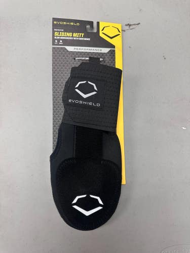 NEW ~ EvoShield Sliding Mitt ~ Adult Left Hand Baseball/Softball - Black