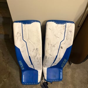 Large  2024 Bauer Supreme Shadow Goalie Leg Pads Pro Stock (Used)