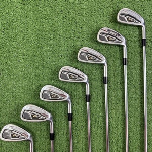 READ Taylormade PSi Iron Set 4-PW Extra Stiff X Flex Kbs Tour C-Taper 105 Steel