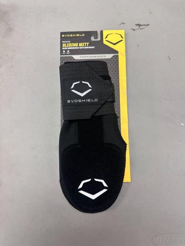 EvoShield Sliding Mitt ~ Adult Right Hand Baseball/Softball - Black
