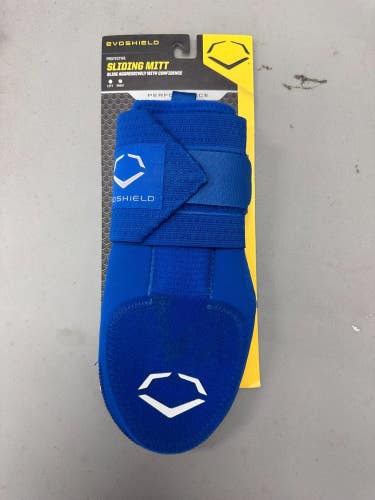 EvoShield Sliding Mitt ~ Adult Right Hand Baseball/Softball - Royal Blue