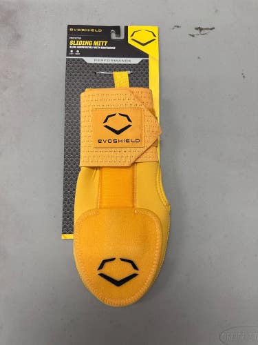 EvoShield Sliding Mitt ~ Adult Right Hand Baseball/Softball - Light Gold