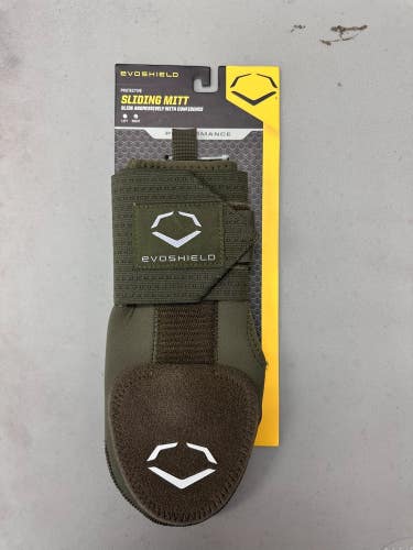 EvoShield Sliding Mitt ~ Adult Right Hand Baseball/Softball - Army Green
