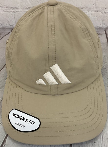 Adidas AreoReady Women's Fit Influencer Hat Unstructured Front Logo Beige