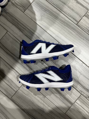 Blue Men's Adult Size M 11.0 (W 12.0) New Balance Molded Cleats Cleats (New)