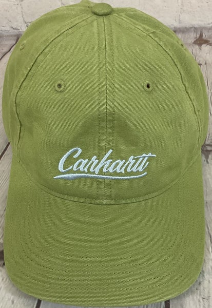 Carhartt Cursive Unisex Unstructured Cap Canvas Backing Perforated Sweat Band