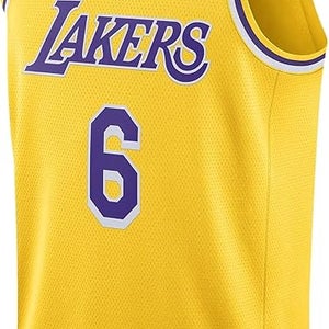 Nike LEBRON JAMES ICON SWINGMAN LAKERS Jersey Men's XL Xlg Brand New 52 $120