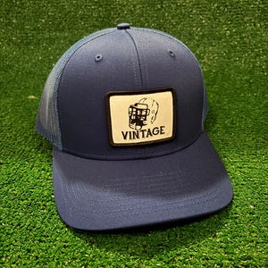 Vintage Solid Blue Trucker Hat