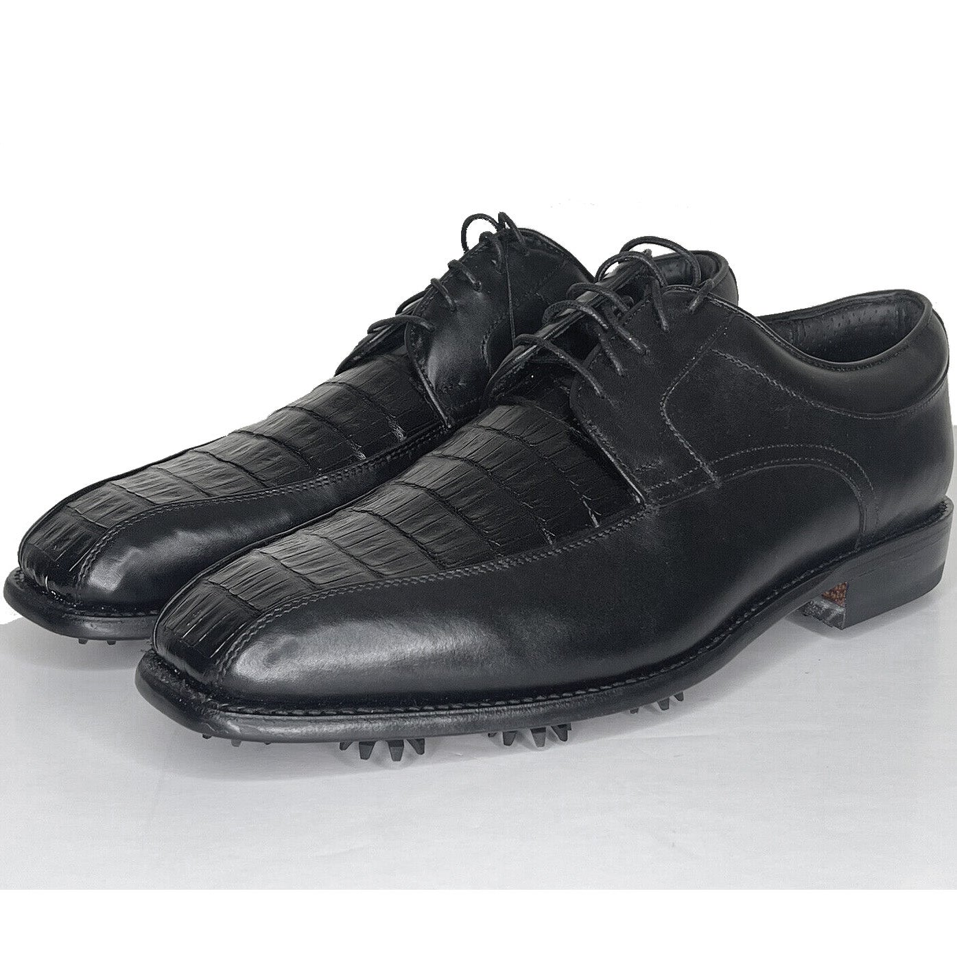 TravisMathew The Wildcard 4MU189-0BRW Men\'s 8 Black Leather Golf Shoes JOBB828 Cuater Travis Mathew The Wildcard Performace Spikeless  main image 3
