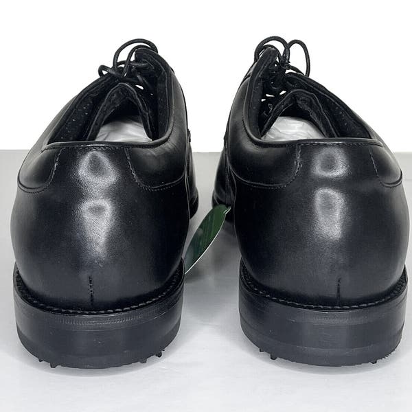 NEW $550 Justin Boots Golf Shoes!  Black  Handcrafted Alligator & Leather Dressy NEW $550 Justin Boots Golf Shoes! 10.5 NARROW Black  main image 2