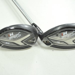 Titleist 818 H1 21*, 25* Hybrid Set Regular Flex RH Diamana S+ Graphite # 193588