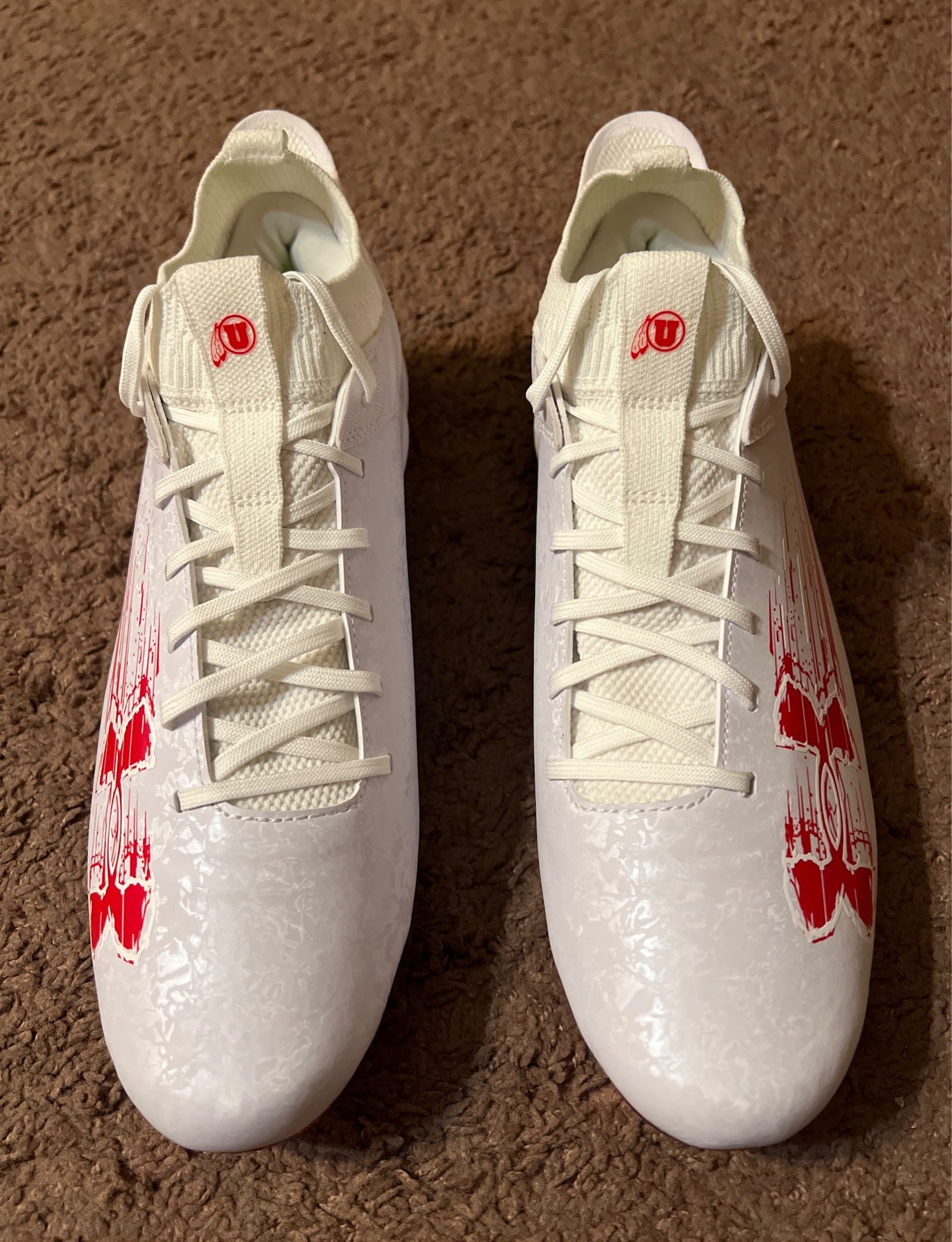 Under Armour Utah Utes Team Issue PE Blur Smoke 2.0 Football