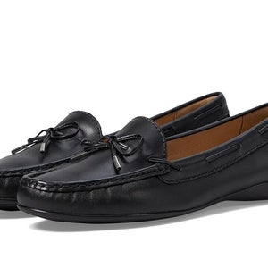 Marc Joseph New York Diana ST Flat Women's 6.5 Black Leather Loafers Shoes PQ286