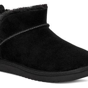 Koolaburra by UGG Koola Ultra Mini Boots Womens Black Suede Pull On Bootie PQ289