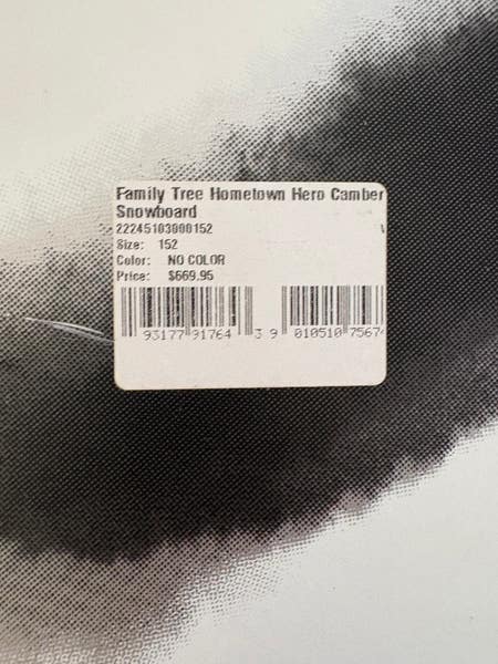 24/25 Burton Family Tree Hometown Hero 152cm Snowboard (Used
