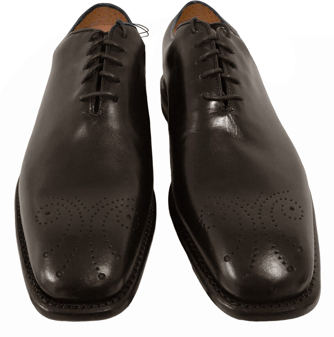 NEW $400 Justin Boots Golf Shoes! 8.5 WIDE Black Handcrafted  display picture 3