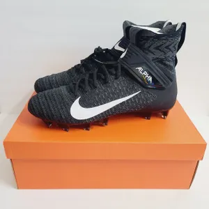 Nike Alpha Menace Elite 2 Football Cleats AO3374-001 Size 14 Black