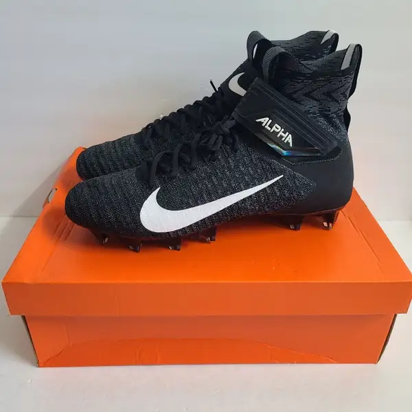 NEW Nike Alpha Menace Elite 2 Black Football Cleats (AO3374-001) Mens Size 13 Men main image 4