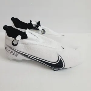 Nike Vapor Edge Elite 360 Flyknit Football Cleats CV6282-108 Size 16 White