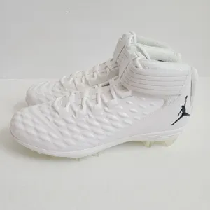 Nike Air Jordan Force Savage 2 Football Cleats CV1663-103 Size 13.5 White