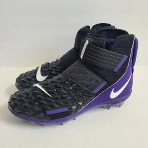 Nike Force Savage Elite 2 TD FootBall Cleats BV3962-003 Size 15 Black Purple