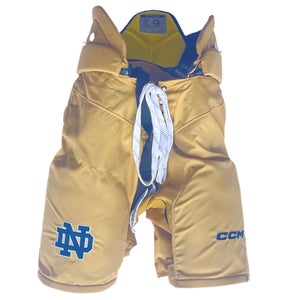 CCM HPTKXP Notre Dame Alternate Pro Stock Pants - Medium - Gold