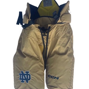 CCM HPTKXP Notre Dame Alternate Pro Stock Pants - Medium - Gold