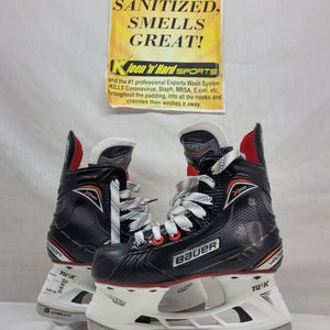 Used Bauer Vapor X500 Size 1 D Ice Hockey Skates