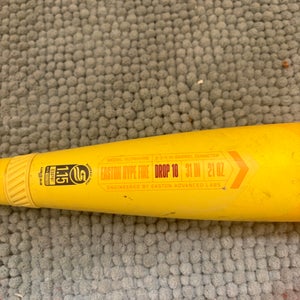 2024 Easton Hype Fire Composite USSSA Certified Bat (-10) Composite 21 oz 31" (Used)