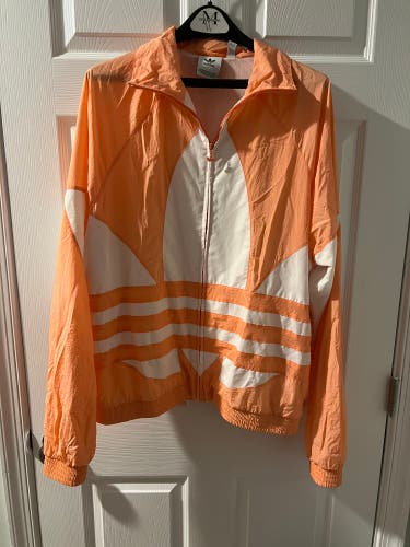 Orange Adult Unisex Medium/Large Adidas Jacket (Used)