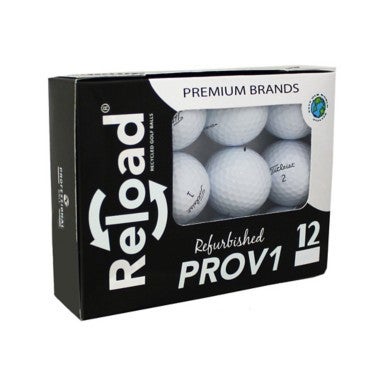 New 12 PACK PRO V1 refurb GOLF BALLS 11860-PGS12PROV1