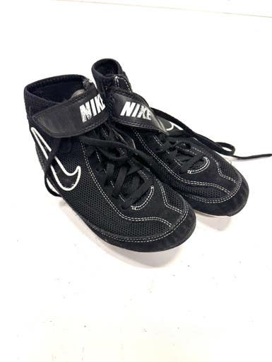 Used Nike Wrestling Shoes Black Junior 01 11860-S000291882