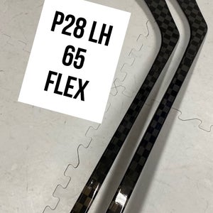 Senior(2x)Left P28 65 Flex 66” ProBlackStock™ Unbranded Blackouts Pro Stock Nexus Hockey Sticks