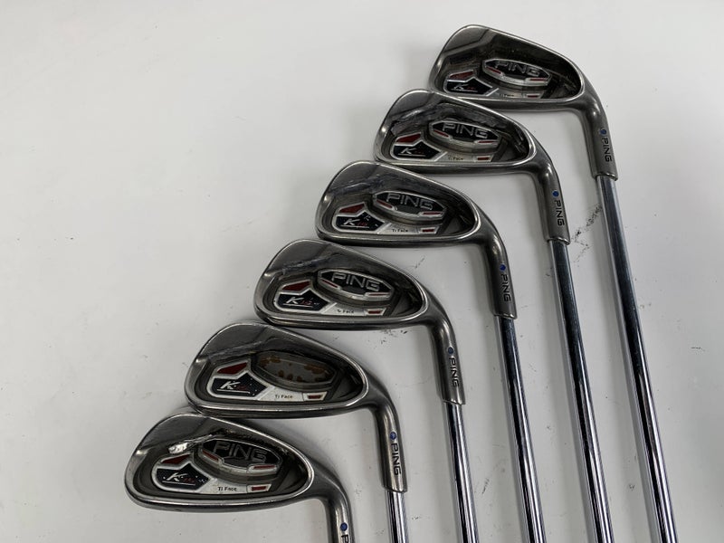 Ping K15 Iron Set 5-PW Blue Dot 1* Up AWT Soft Regular Senior Steel Mens RH