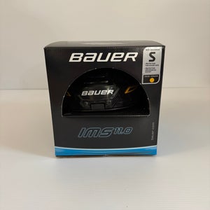 New Small Bauer IMS 11.0 Helmet - Black/Gold