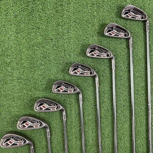 Ping G15 4-PW UW Iron Set Stiff Flex AWT Steel White Dot Right Handed