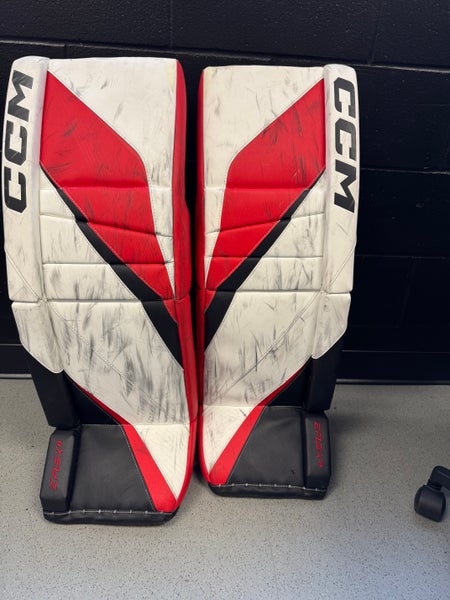 32" + 3  2024 CCM Eflex 6 Goalie Pads Pro Stock - Lightly Used