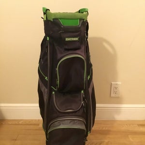 Datrek DG-Lite II Cart Golf Bag with 15-way Dividers & Rain Cover (Broken Strap)
