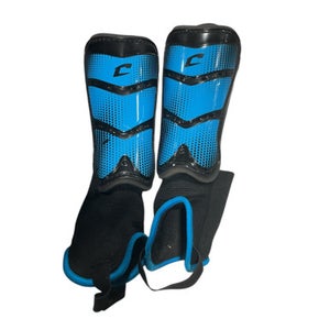 Used Champro Soccer Shin Guards Adult Royal Blue SM 11834-S000035996