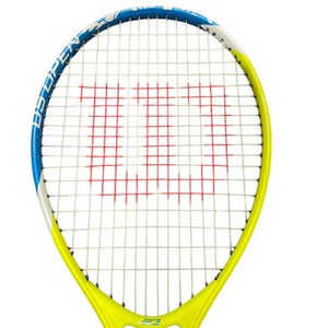 Used Wilson US OPEN RACKET Junior Tennis Racquet Yellow 23" 11834-S000035706