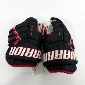 Used Black/Red Warrior Alpha Pro Gloves | 14" | R48