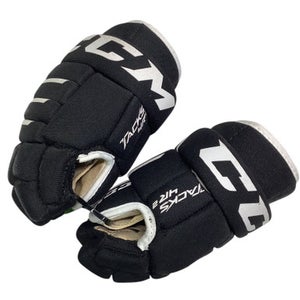 Used CCM TACKS 4R2 Youth Gloves Black 8" 11347-S000248150